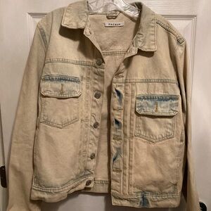 PacSun Men’s classic fit washed out Medium Denim Jean Jacket